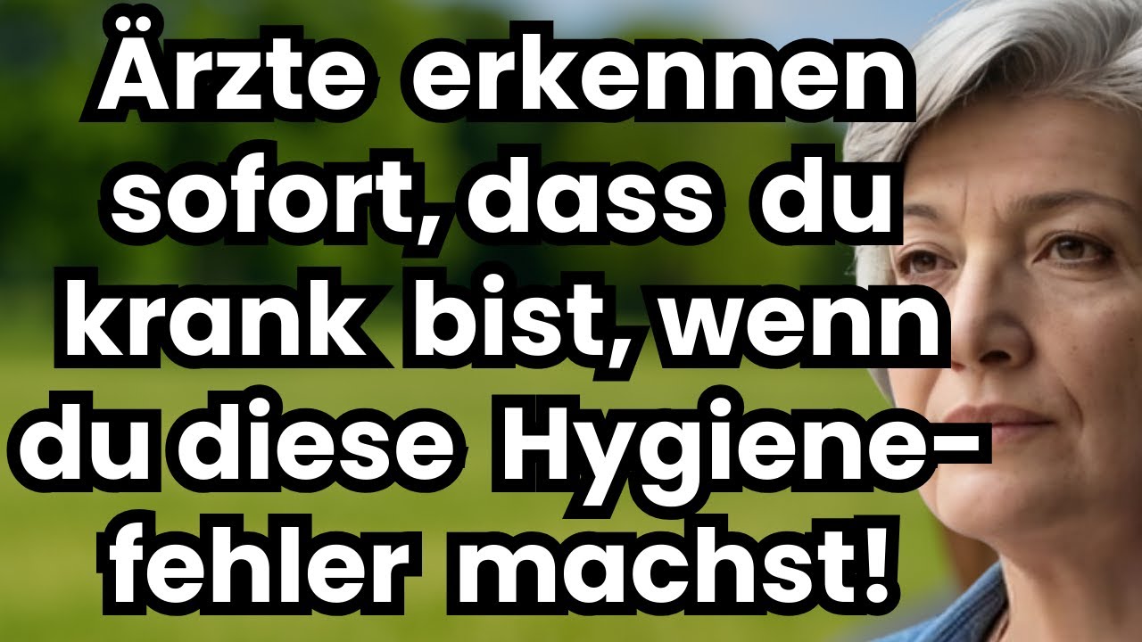 7 persönliche Hygienefehler, die ältere Menschen machen und die Ärzte sofort bemerken