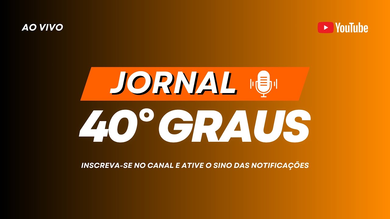Jornal 40º Graus com John Robson | 14/01/2026 | AO VIVO
