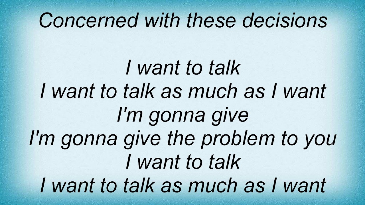 Talking Heads Tentative Decisions Lyrics YouTube