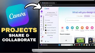 How to Share and Collaborate on Canva Projects in SECONDS!