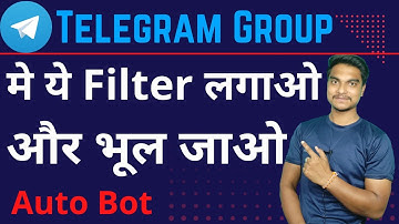Telegram group me filters kaise lagaye | How to enable filters in telegram group | Telegram bot
