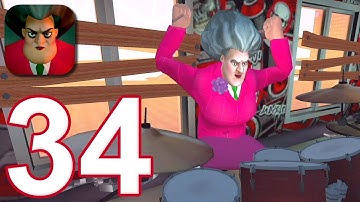Scary Teacher 3D - Gameplay Walkthrough Part 34 - Drum Prank