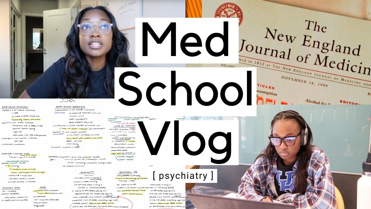 Day in the Life of a Medical Student | psychiatry, clinic, studying