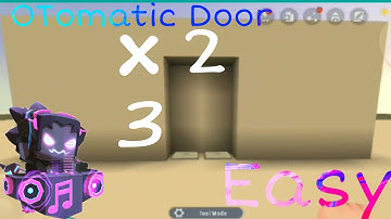 How to make otomatic 3×2 door in mini world
