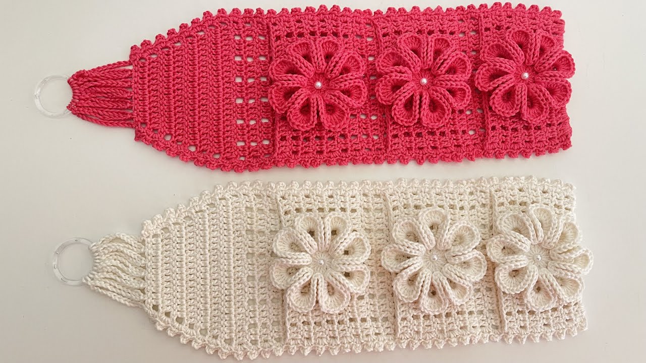 Porta sabonete em crochê rápido e fácil passo a passo