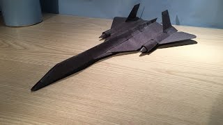 How To Make A Lockheed Martin Sr-71 Blackbird - Youtube