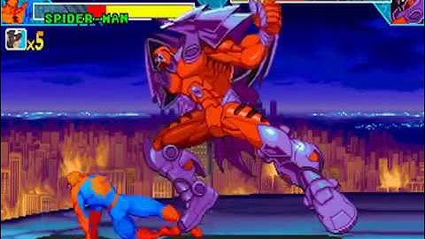 Marvel vs. Capcom: Mega Man/Spider Man Playthrough
