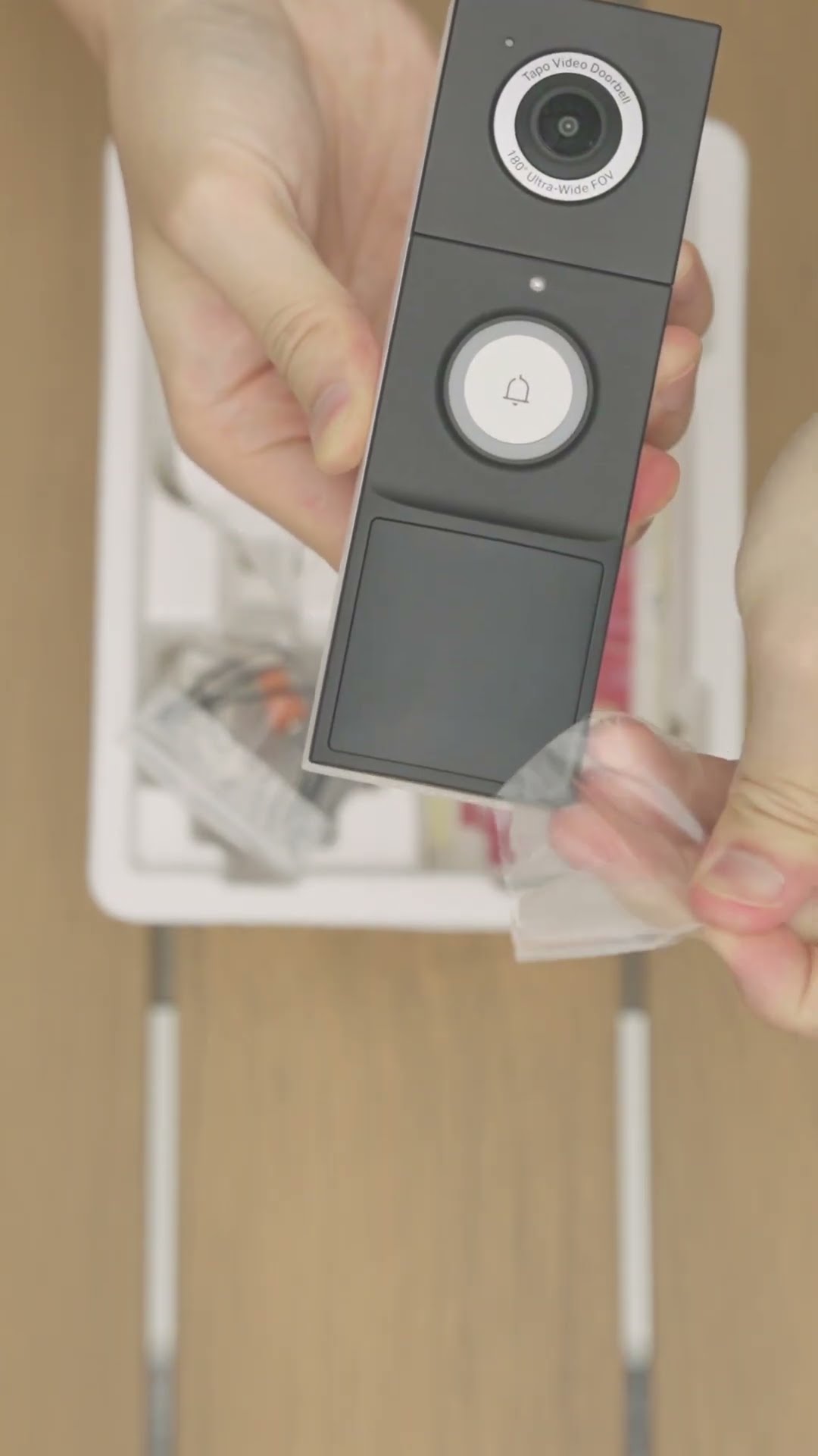 カメラ付きスマートドアホンキット「Tapo D235」開封 #tplink #見守り