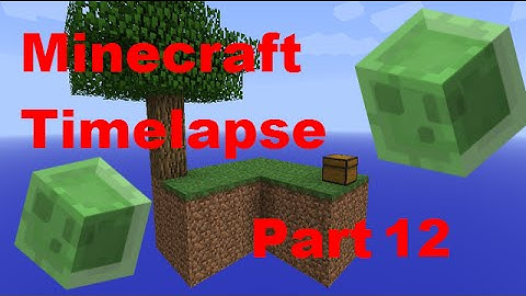Slime Farm!! - Minecraft - Timelapse - Skyblock - Part 12