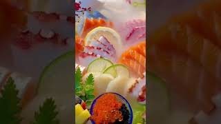 salmon#tako#surf clam#sashimi#scallop