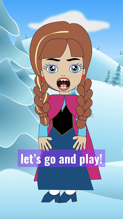 Anna sings Do You Want To Build A Snowman?-1 #anna #frozen #lyrics #english #sisterlove #shorts