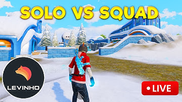 🔴 LEVINHO Solo Vs Squad  | PUBG MOBILE 🔴