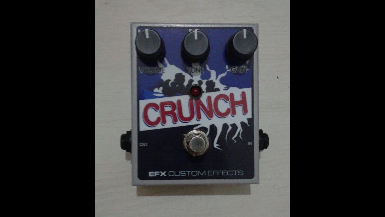 Unboxing Pedal EFX Crunch YouTube