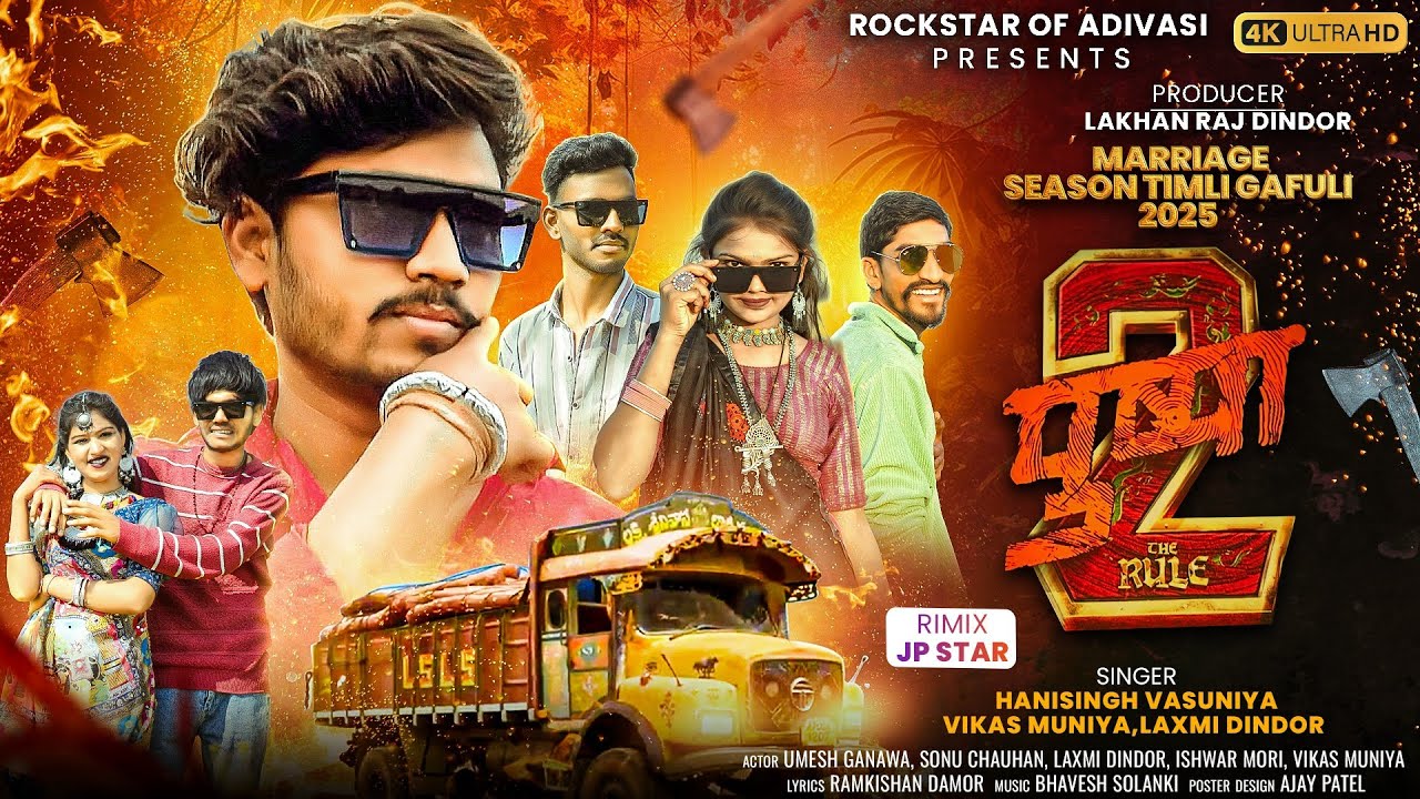 Pushpa~2🔥॥ पुष्पा 2 Fire Song 2025 ॥ Hanisingh Vasuniya☄️ Laxmi Dindor ॥ VK Bhuriya | Arjun R Meda