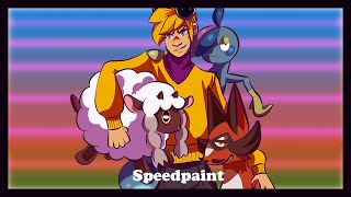 Pokemon Sword My Team Speedpaint