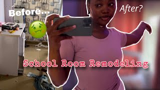 Nigerian School Room Transformation || Pink Pinterest inspired decor