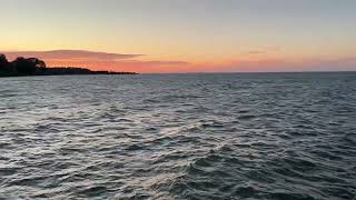 4K Free Stock Footage – Serene Ocean Sunset | Warm Vivid Colors & Cinematic Sea View screenshot 3