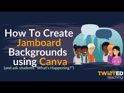 Add A Background To Jamboard From Canva Teacher Tech