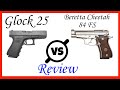 Sedena mxico   beretta cheetah 380 vs glock 25 calibres 380