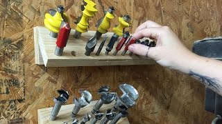Quick and Easy Router Bit Storage