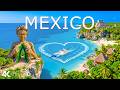 Mexico 4K 🇲🇽 Tulum Ruins, Caribbean Beaches &amp; Mayan Coastal Paradise