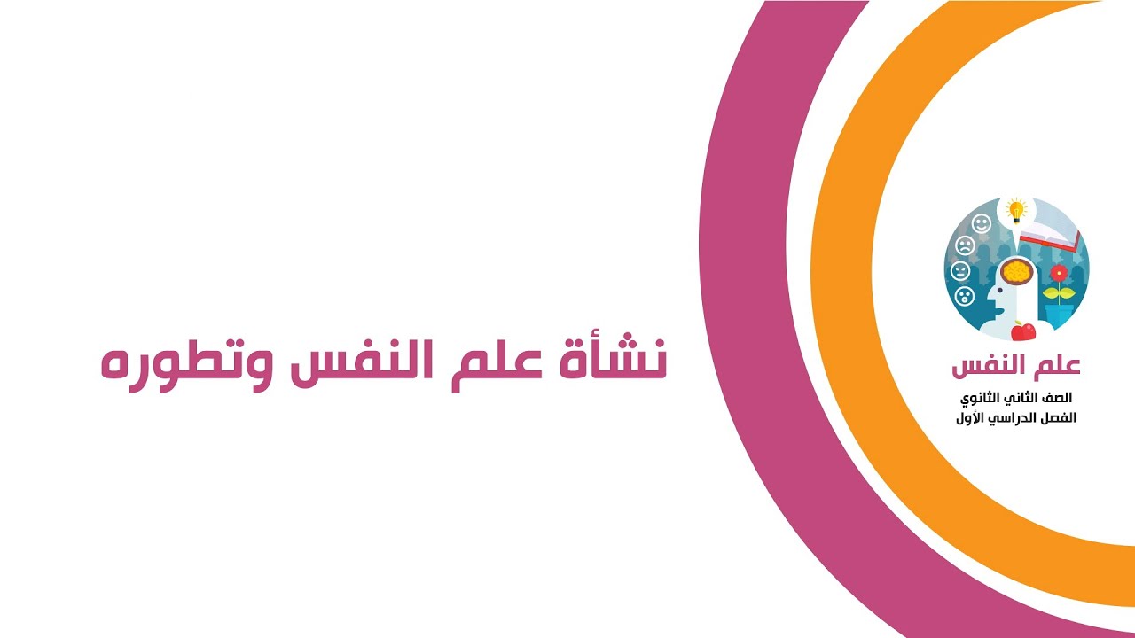 نشأة علم النفس و تطوره - علم النفس الصف الثاني الثانوي 2021 - تطبيق نافس