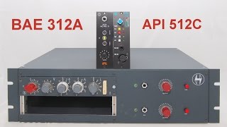 Sound Test 2 of Vintage Neve 1073, API 512C, BAE 312A