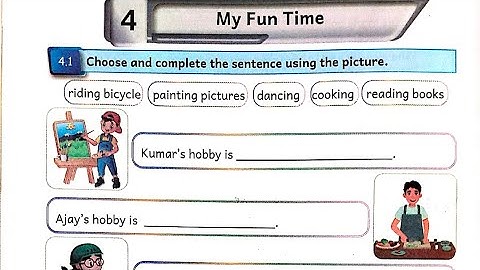 4 th STD 4. my fun time lesson work book answers