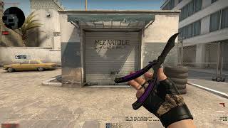 CS:GO BUTTERFLY KNIFE ULTRAVIOLET FACTORY NEW | SKIN SHOWCASE