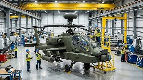 Inside the AH-64 Apache Factory: How America Builds Its $35M Attack Helicopter (Full Process) 