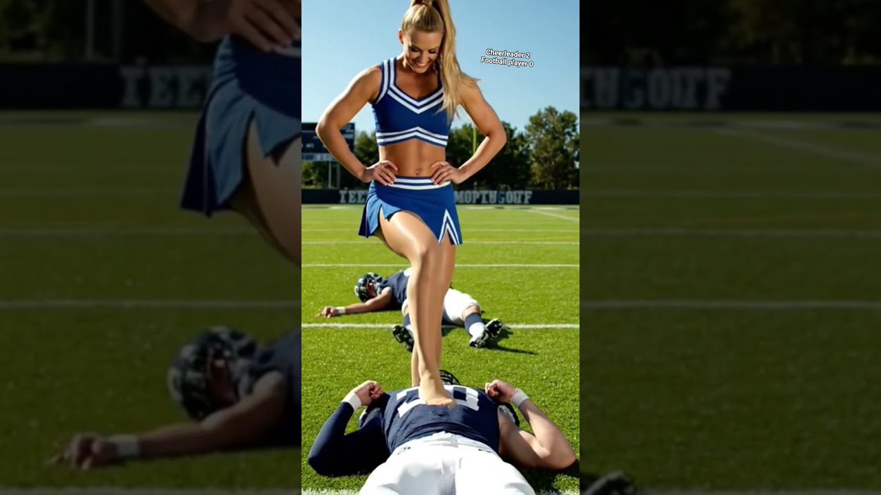 Victory pose Cheerleader 