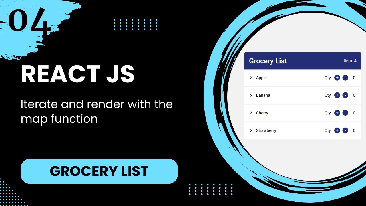 React JS #4 - Итерация и рендеринг с помощью функции map