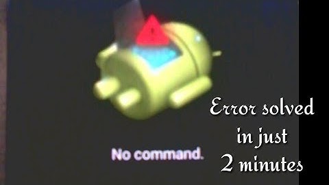 No command error on android mobile (solved) error solved on android mobile