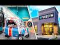 Driving INSIDE The GYM (World's Smallest Car) - Eddie Hall image