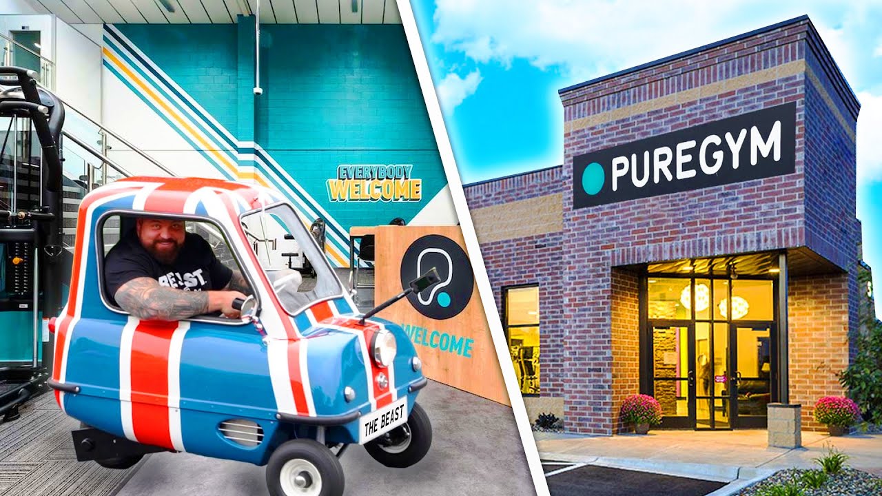 ВЪЕЗЖАЕМ В СПОРТЗАЛ НА САМОЙ МАЛЕНЬКОЙ МАШИНКЕ В МИРЕ!! - Эдди Холл