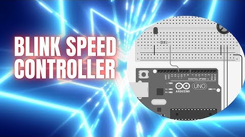 Blink Speed Controller – LED & LCD with Potentiometer #youtubevideo #speed