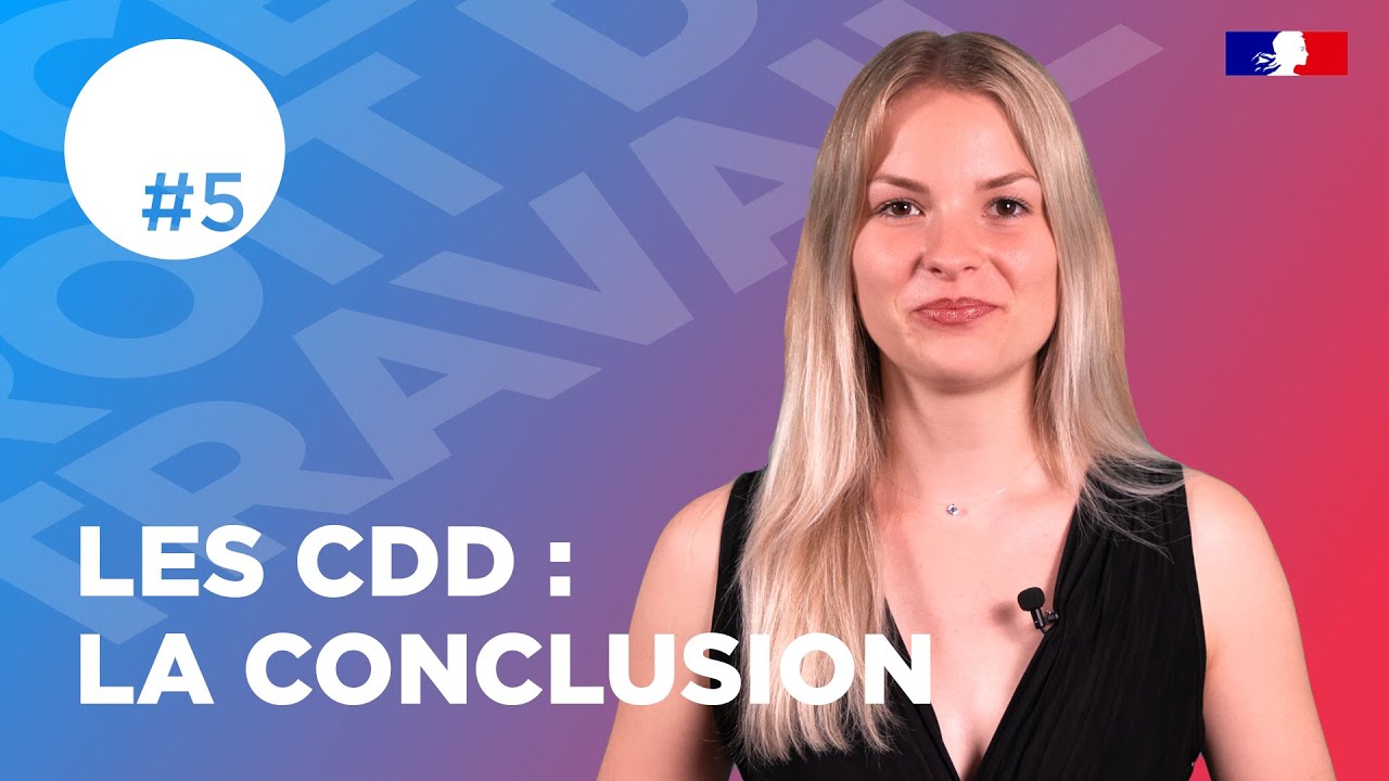 La conclusion du contrat à durée déterminée | Web série droit du travail