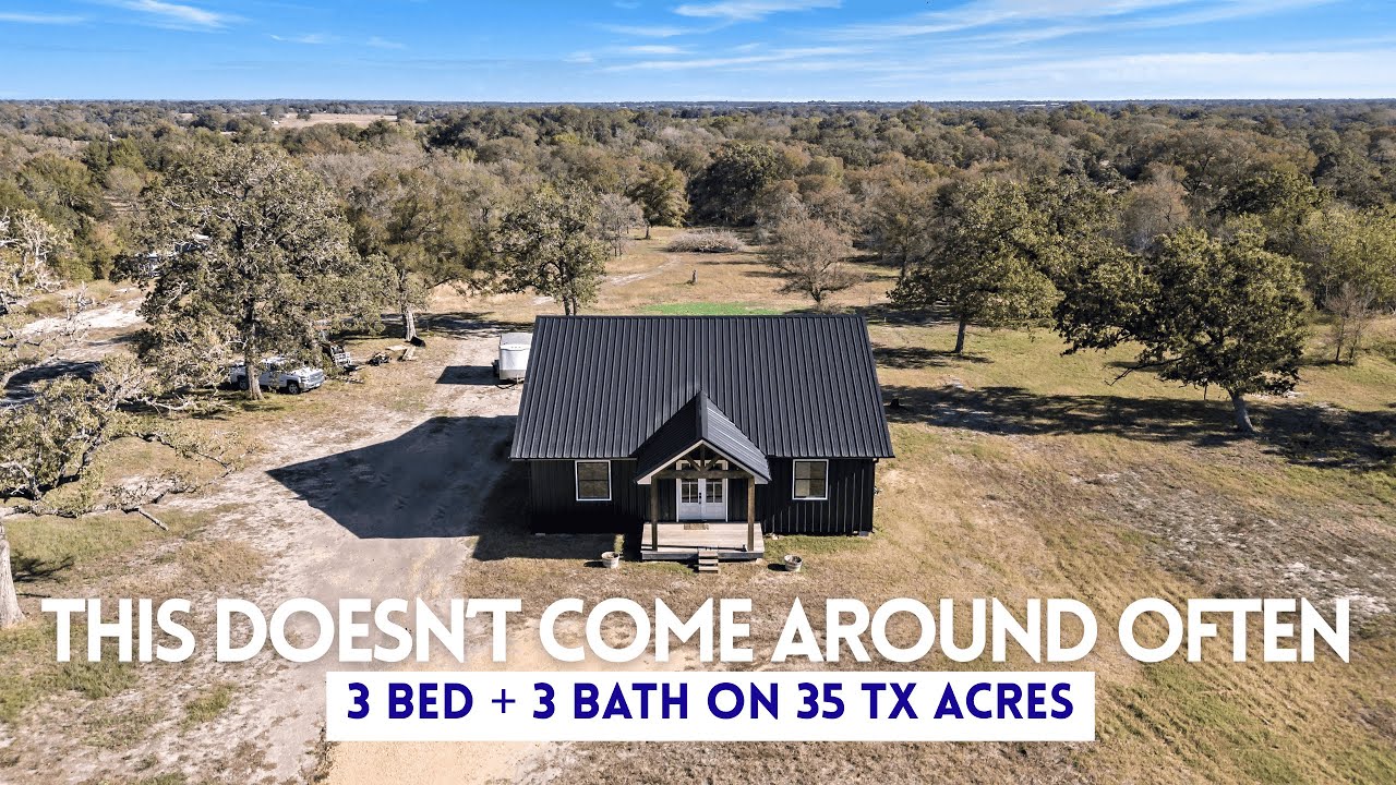 Rare Brazos Valley Property | 35 Acres + New Construction in Caldwell TX