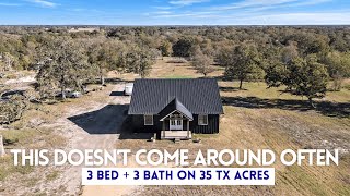 A Rare Texas Find 35 Unrestricted Acres with a New Build