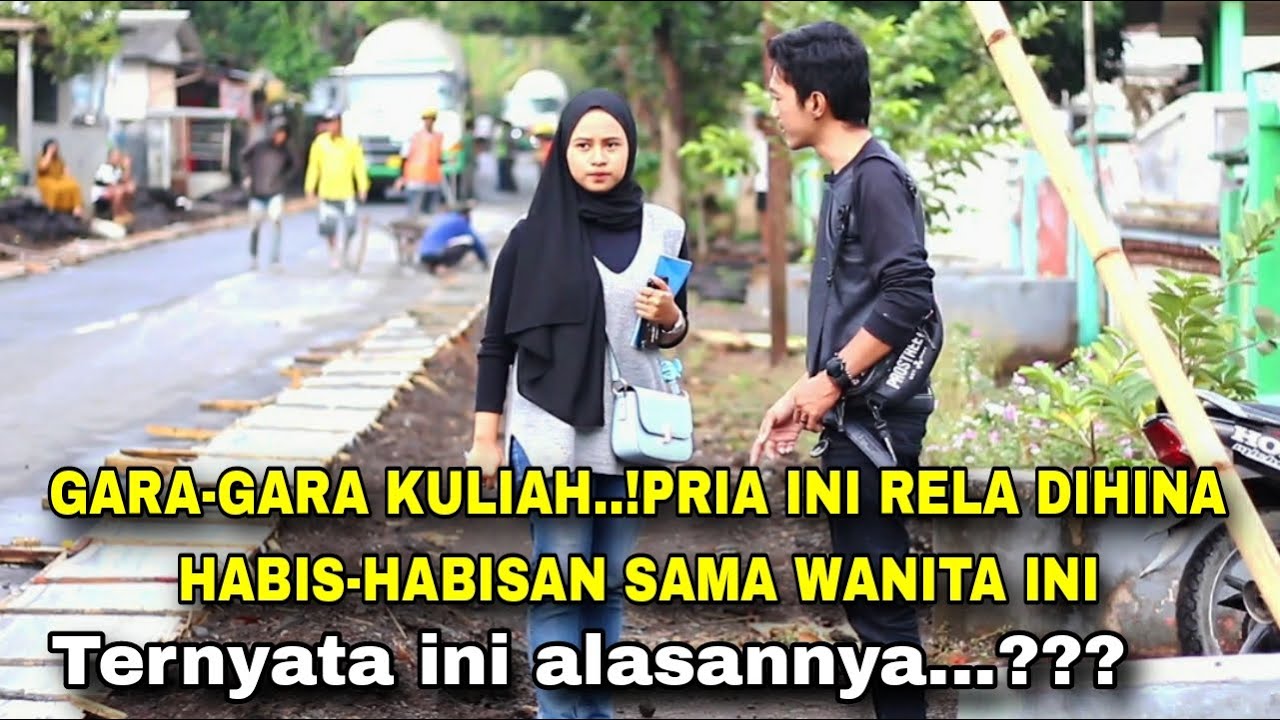 GARA-GARA KULIAH..!PRIA INI RELA DIHINA HABIS-HABISAN SAMA WANITA INI,TERNYATA INI ALASANNYA?