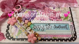 Craft share project/tutorial using Beebeecraft products! Come see how cute!! 💕💕