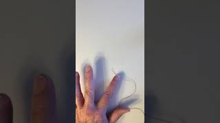 Single vs. Double thread +half knot (sewing)