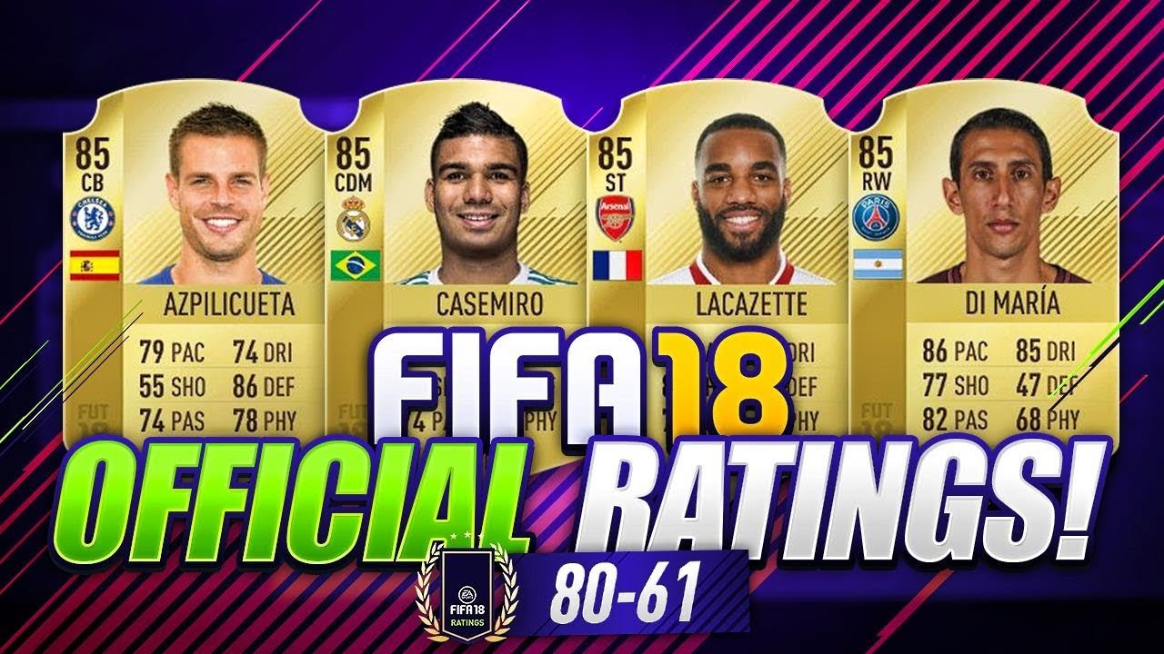 fifa 18 ultimate team apk NEW FIFA 18 RATINGS! 80-61