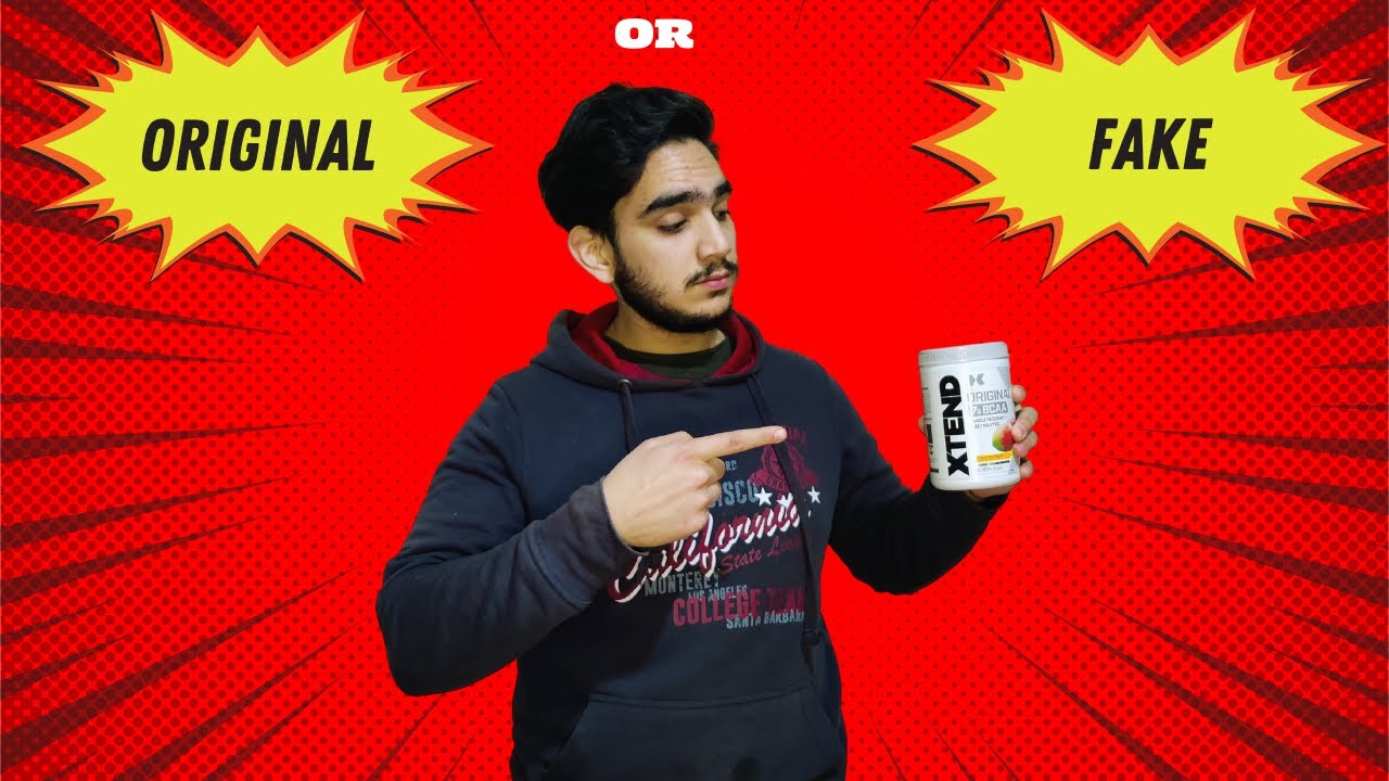 How to identify an original and a fake BCAA (Scivation Xtend). YouTube