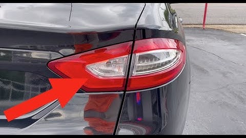 How To Remove / Replace The Trunk Light Assembly On A 2013-2020 Ford Fusion