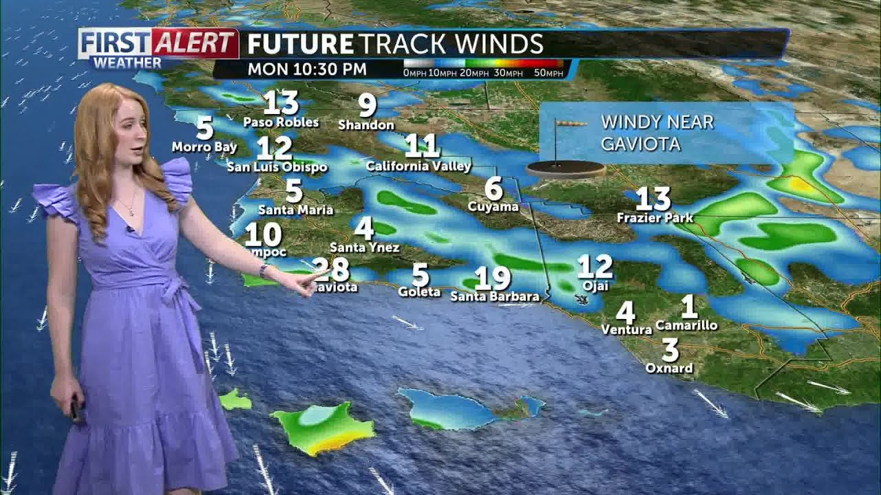 Tuesday will be warm and dry with less wind - YouTube
