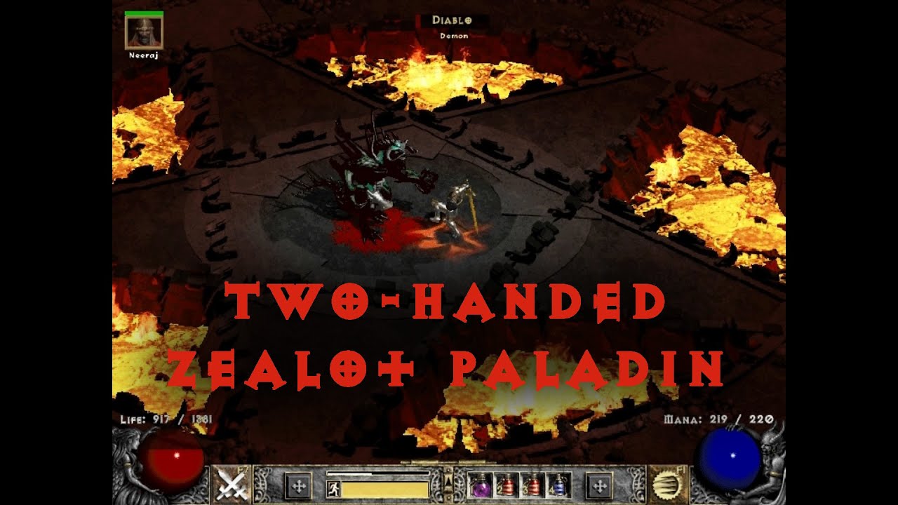 Twohanded Zealot Builds Diablo 2 Single player YouTube