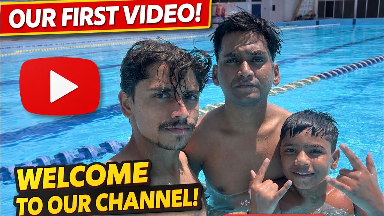 Swimming Pool Vlog | First Video | Full Masti with Friends - YouTube