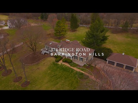 374 Ridge Road, Barrington Hills, IL home video tour