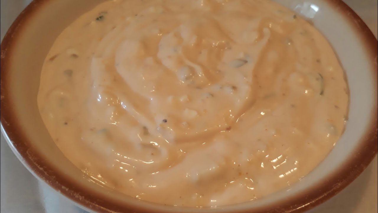 How to make a perfect thousand island dressing - YouTube